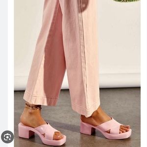 Jeffrey Campbell bubblegum mule